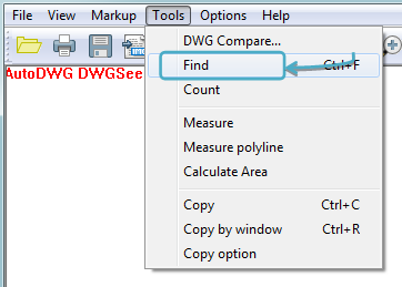 Search and find texts in an AutoCAD drawing - DWGSee